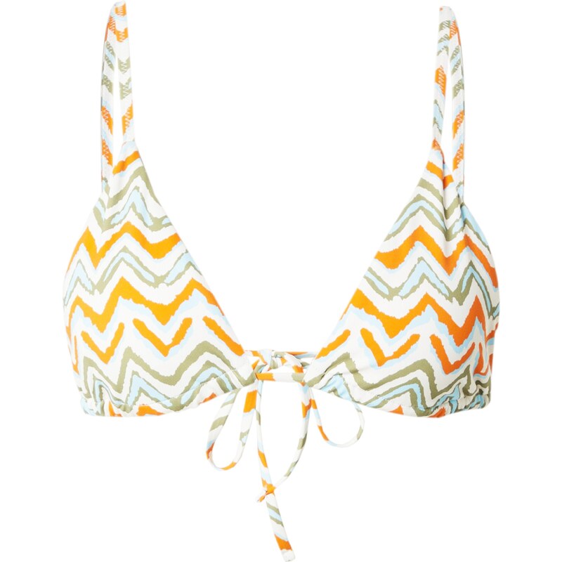 MYLAVIE by Sarah Harrison Bikinový top modrá / zelená / oranžová / 53887000
