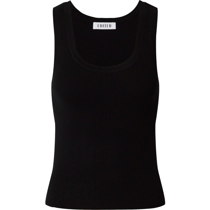 EDITED Vyšívaný top Maura čierna 54333396