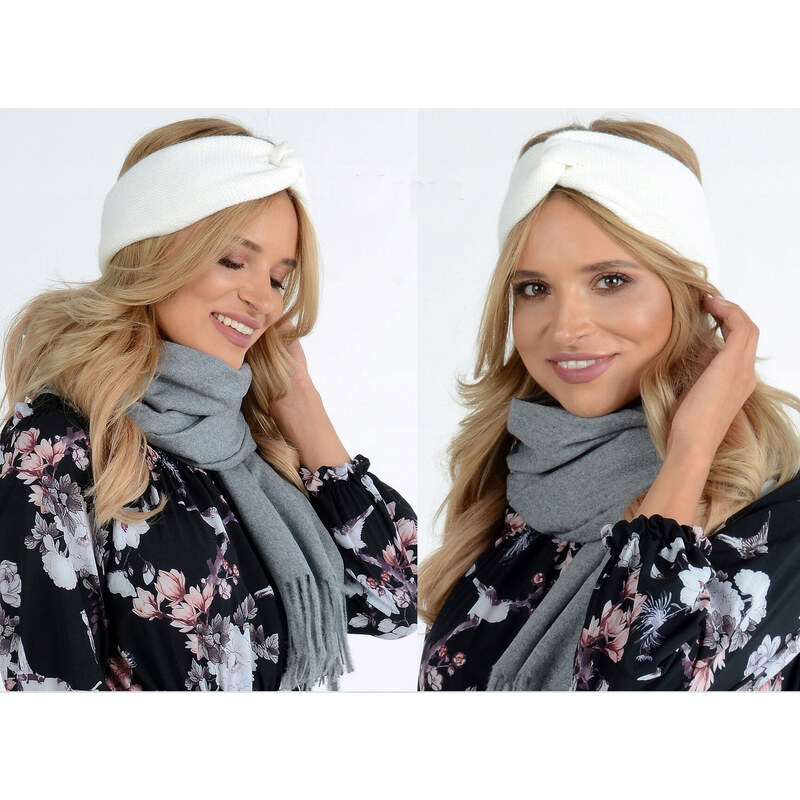 Pletená čelenka ZIZI12 48750428