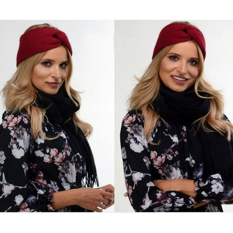 Pletená čelenka ZIZI12 48750422