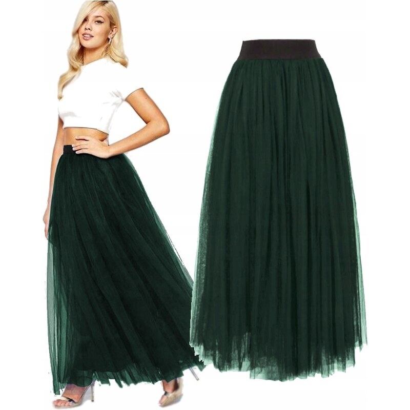 Fashionweek Exkluzívne dlhá tylová sukňa BRAND51 56625719