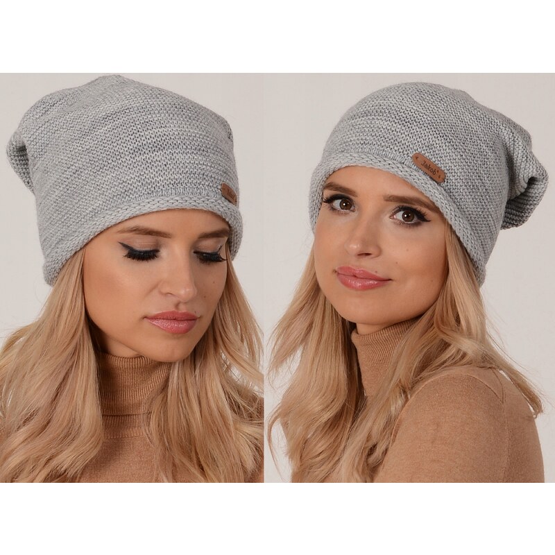 Fashionweek Elegantná dámska teplá čiapka v módnych farbách BEANIE 48751436