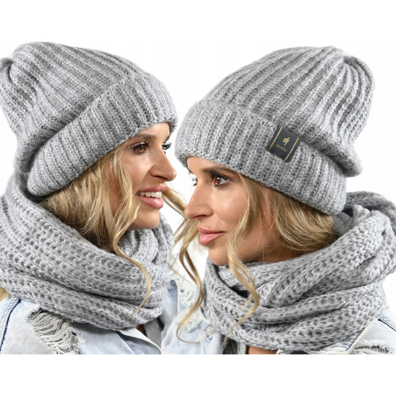 Fashionweek Dámsky zimný set: čiapka + tunelový šál s vlnou ZIZI-02 48752948