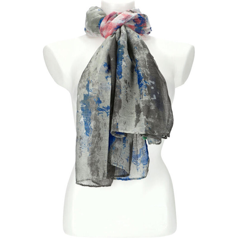 Cashmere Dámska letná farebná šatka 174x70 cm motív 2 50763004