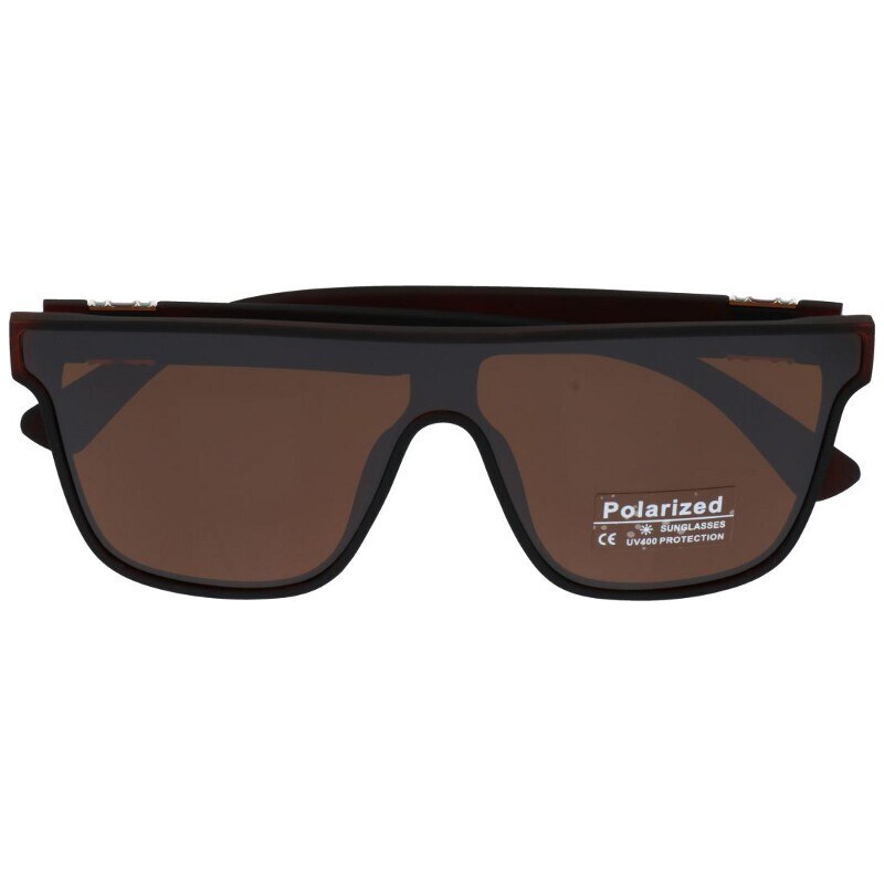 Sunmania Hnedé bezrámové priehľadné okuliare Rimless 17523459