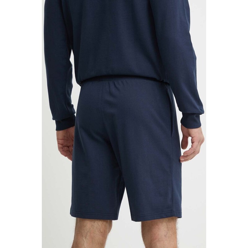 Bavlnené šortky Emporio Armani Underwear tmavomodrá farba, 111004 4R566