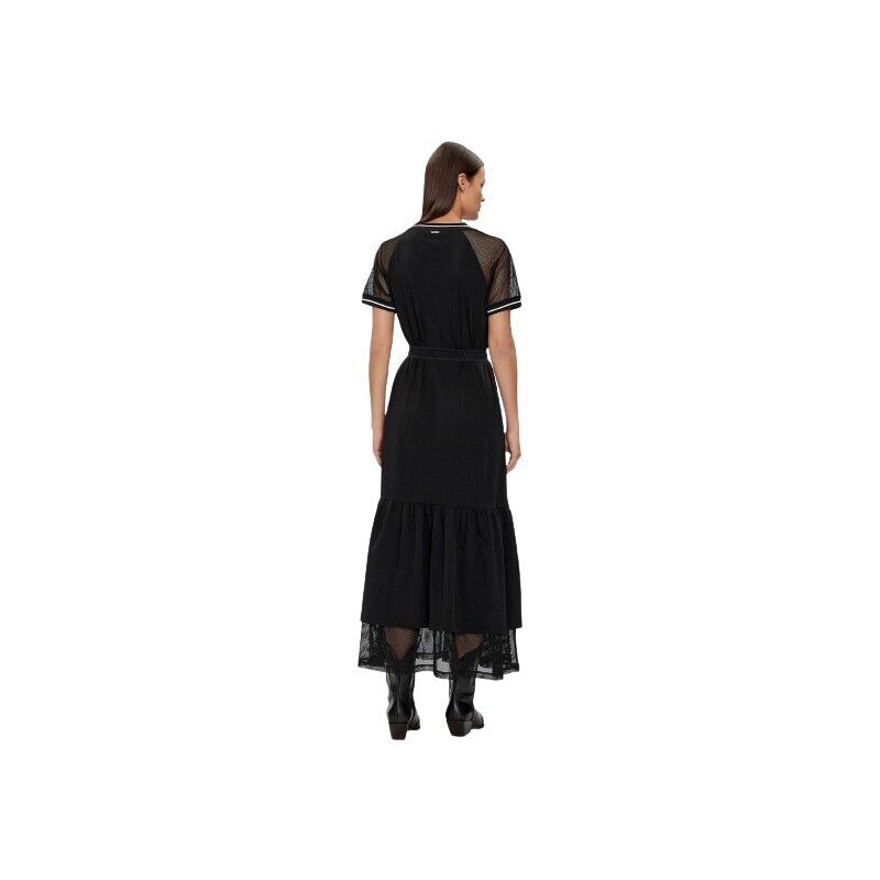 Čierne dlhé šaty LIU-JO s opaskom