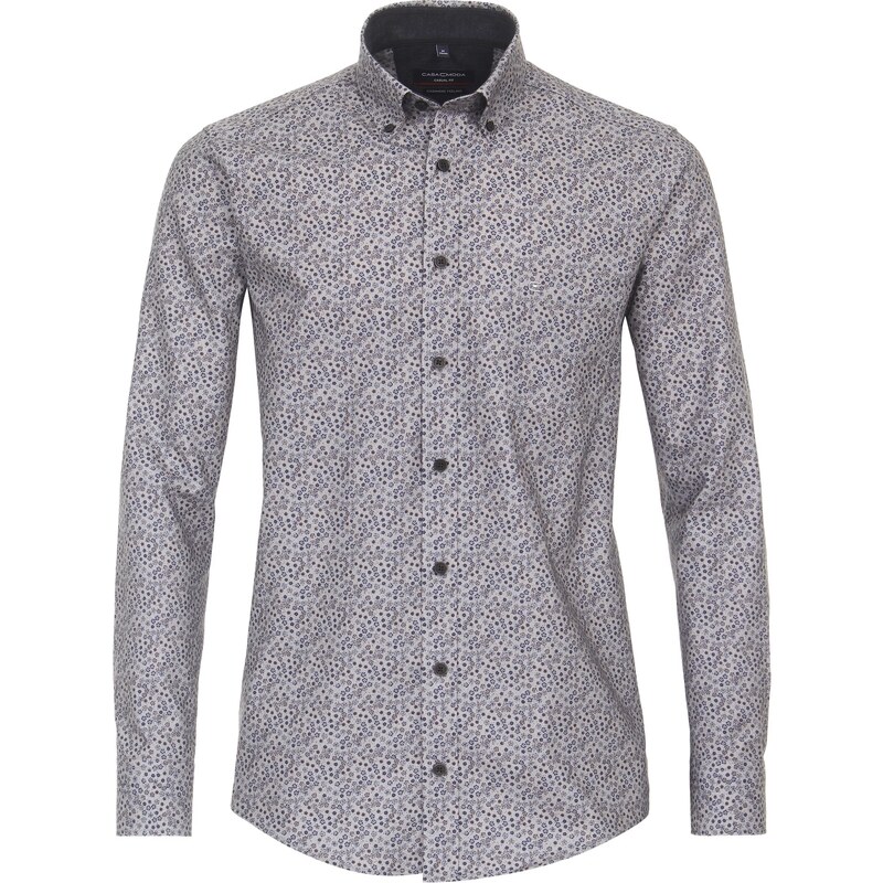 Pánska sivá casual košeľa CASA MODA 50776818