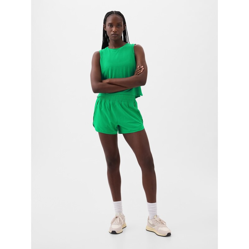 Zelené dámske športové kraťasy GAP Fit 51020650