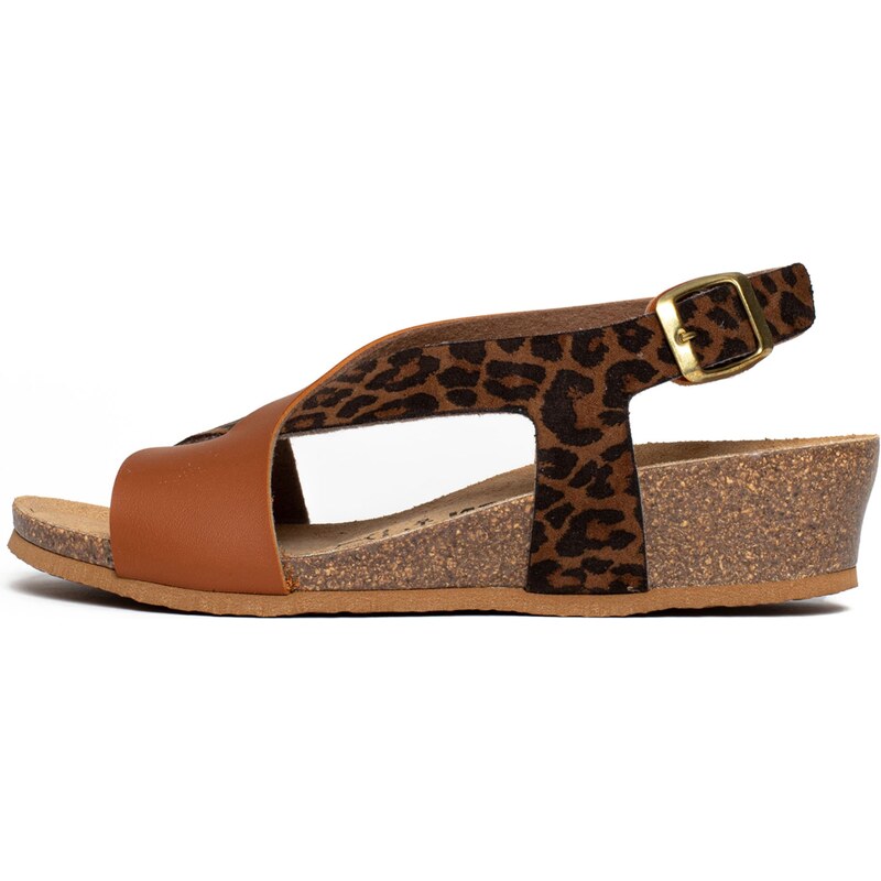 Bayton Sandále Salamanque farba ťavej srsti / čierna 54233841