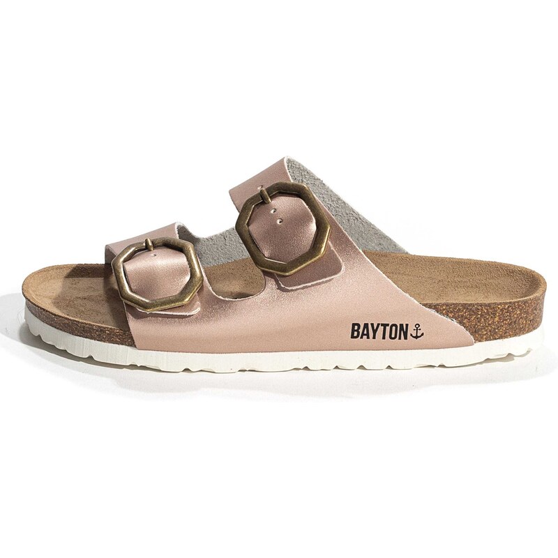 Bayton Šľapky Atlas ružové zlato 56612914