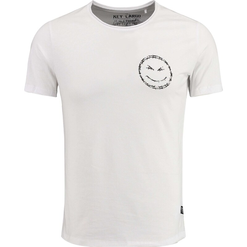 Key Largo Tričko MT THINK čierna / biela 54317771