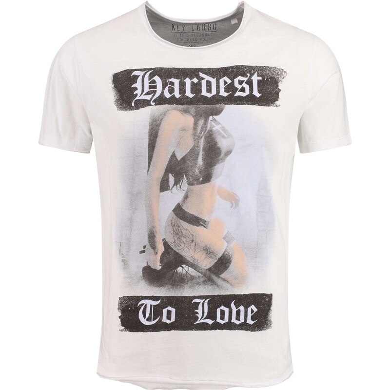 Key Largo Tričko MT LEVEL béžová / modrá / čierna / biela 54317978