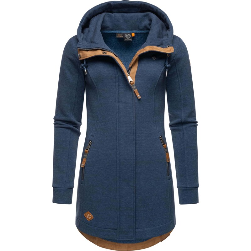 Ragwear Tepláková bunda Letty tmavomodrá / koňaková 65809448
