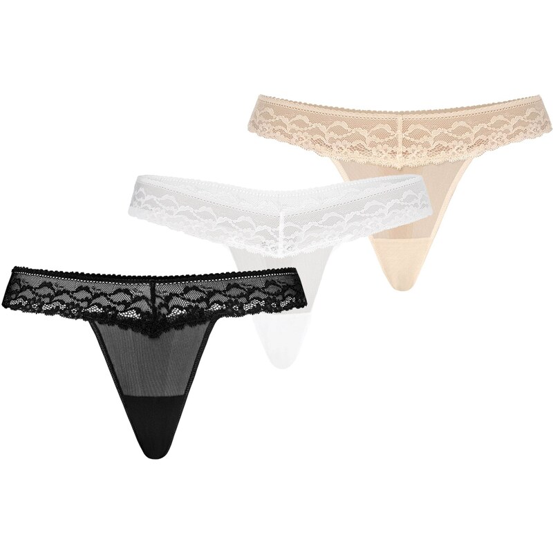 TEYLI Tangá Leo béžová / čierna / biela 54284053