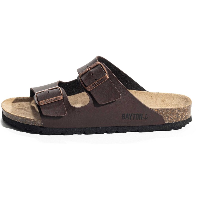 Bayton Papuče BALTIC čokoládová / čierna 62239557