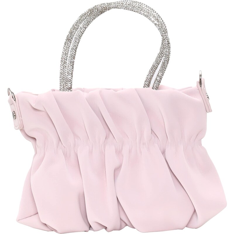 NAEMI Kabelka svetloružová / strieborná 65791844