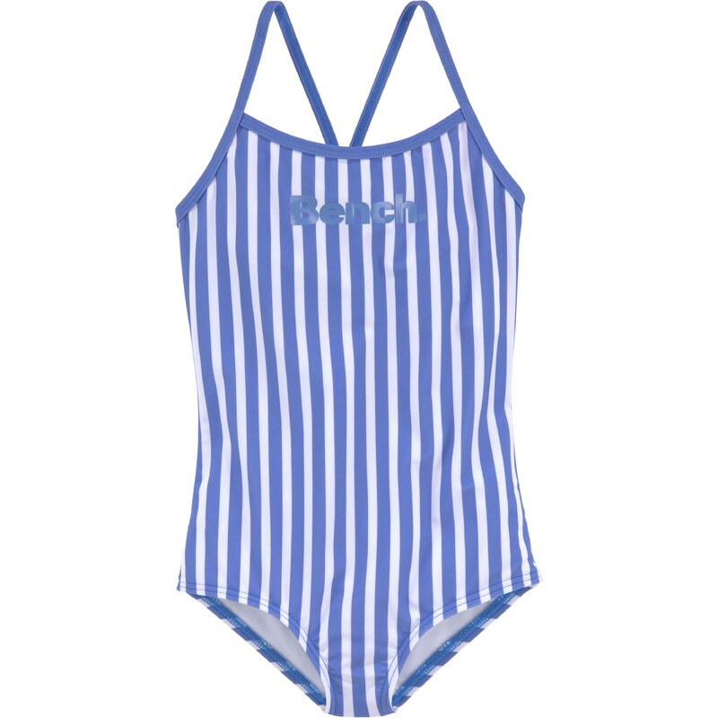 BENCH Jednodielne plavky modrá / biela 54318938