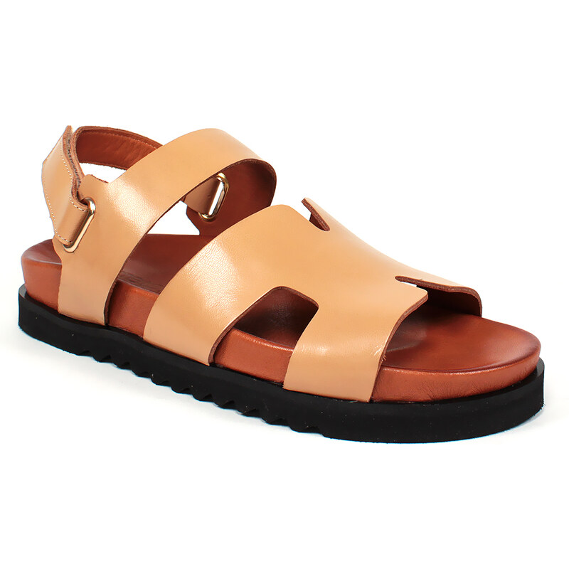 Secretshoes Pohodlné kožené sandále 50795704