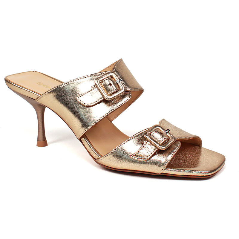 Secretshoes Štýlové kožené šľapky 50795710