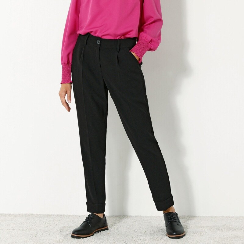 Splývavé 7/8 nohavice čierna 038 Blancheporte 48218991