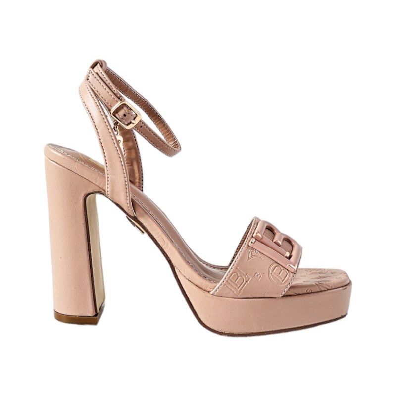 Sandále na platforme Laura Biagiotti Logato Nude 56369498