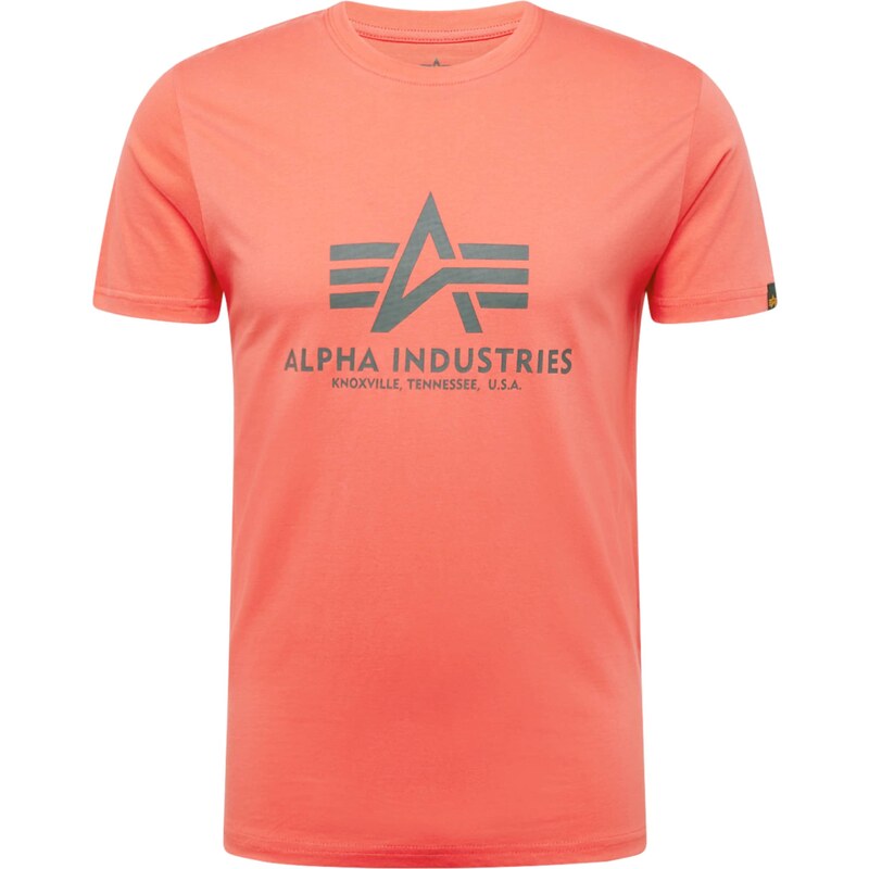 ALPHA INDUSTRIES Tričko kaki / oranžová 52701946