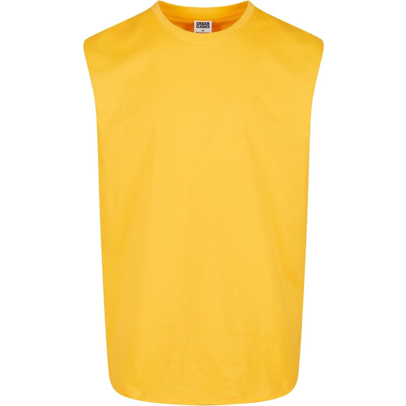 Urban Classics Mens tank top Open Edge Sleeveless Tee - mango 64641040