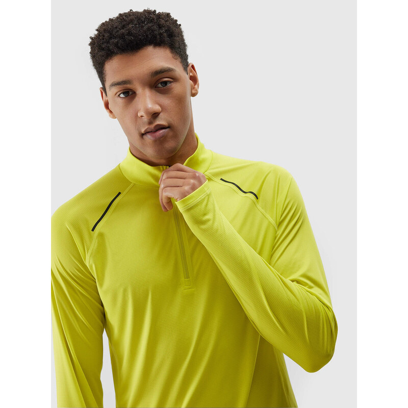 Mens Quick-Drying Long Sleeves T-Shirt 4F - Green 50822614