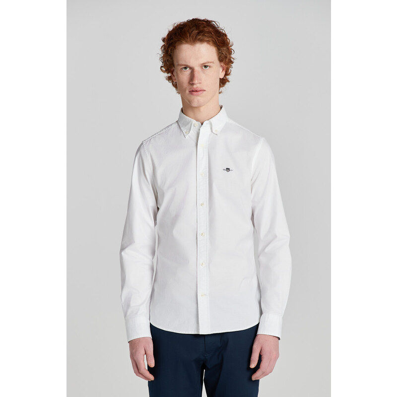 KOŠEĽA GANT SLIM OXFORD STRETCH SHIRT WHITE 50828315