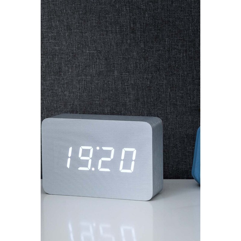 Stolové hodiny Gingko Design Brick Click Clock