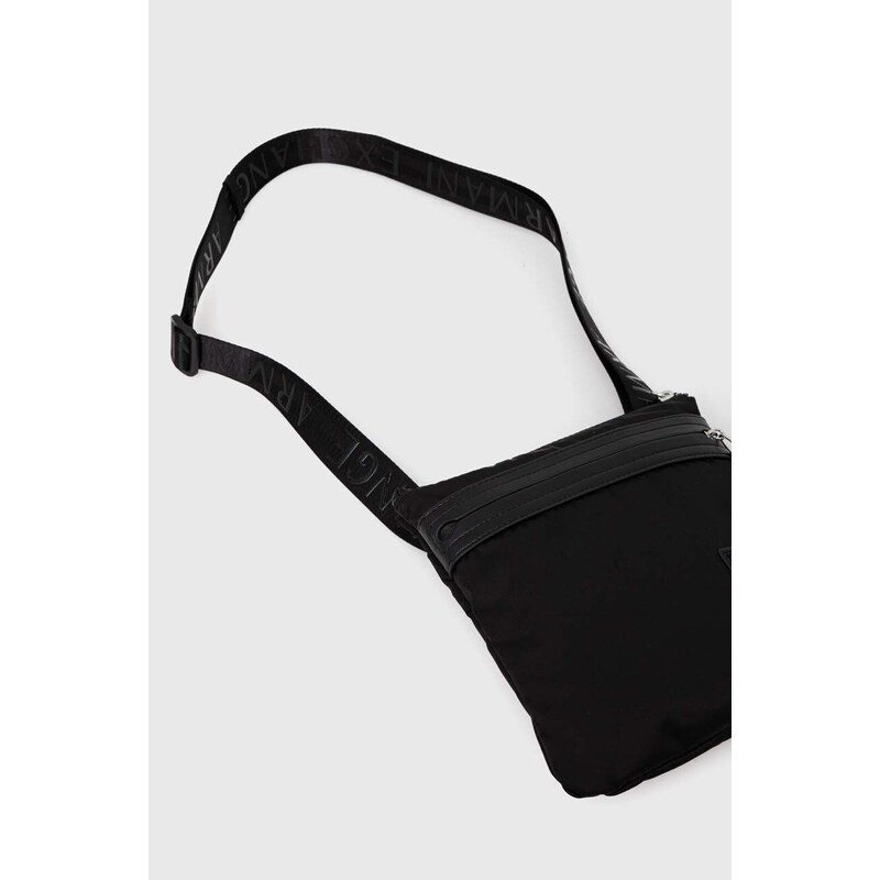 Malá taška Armani Exchange čierna farba, 952643 4R837