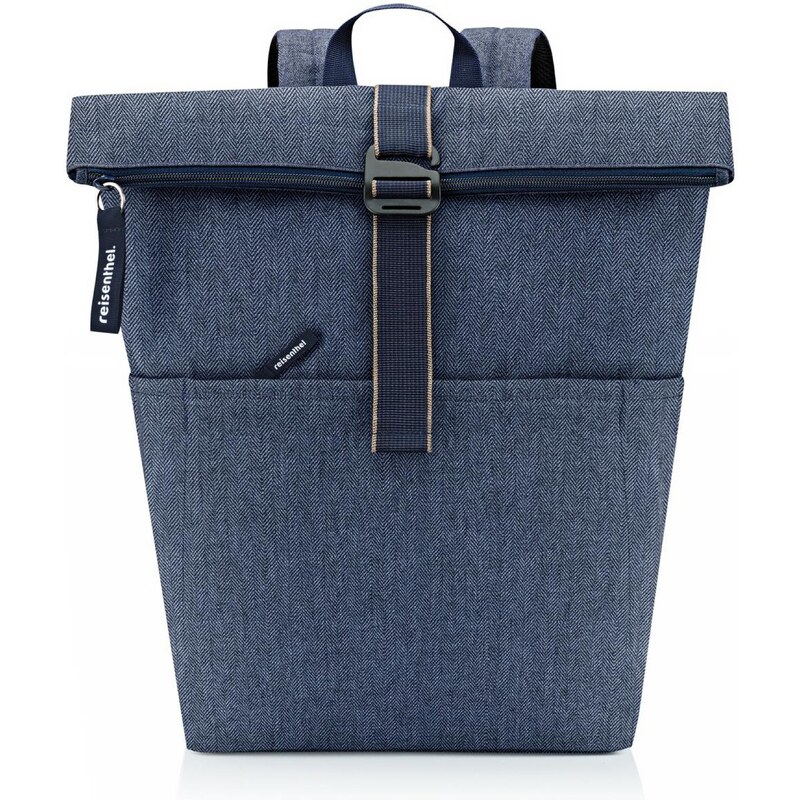 Dámsky rolovací batoh Reisenthel Rolltop Backpack Herringbone Dark 50834545