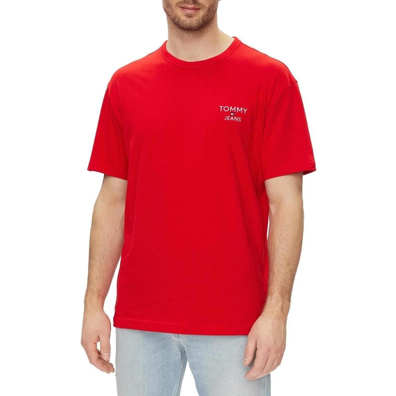 Tommy Hilfiger Jeans Tommy Hilfiger červené tričko 66817647