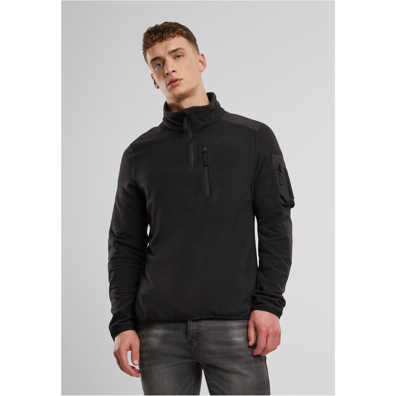 Brandit Fleece Troyer Ripstop Black 50683784