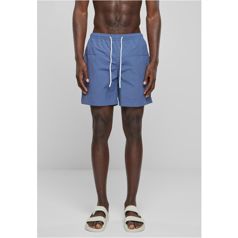 Urban Classics Mens Swimsuit Block Swim Shorts - Blue 50845998