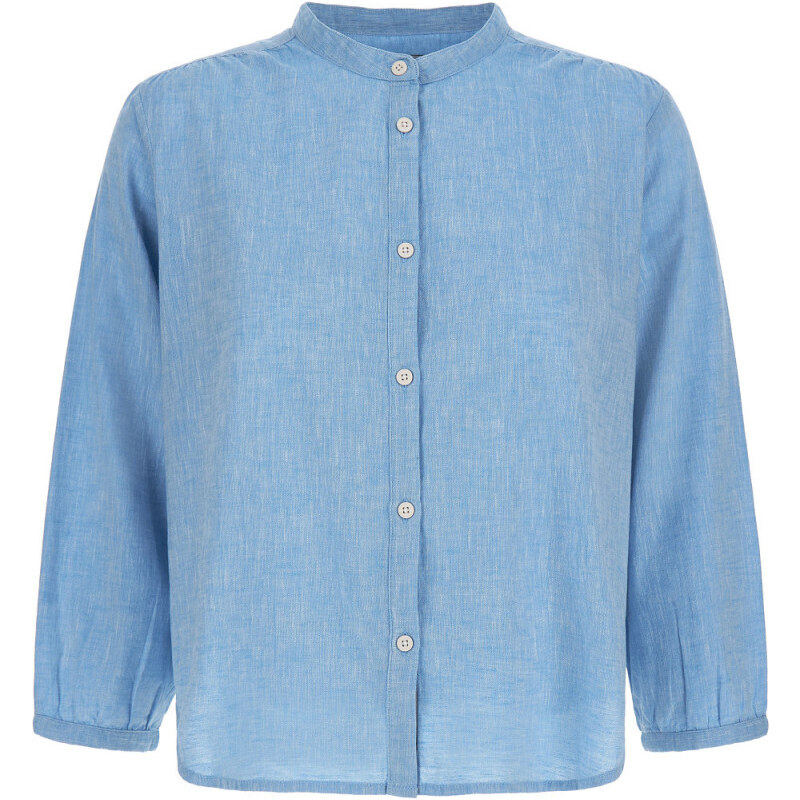 KOŠEĽA WOOLRICH COTTON LINEN SHIRT 58130397
