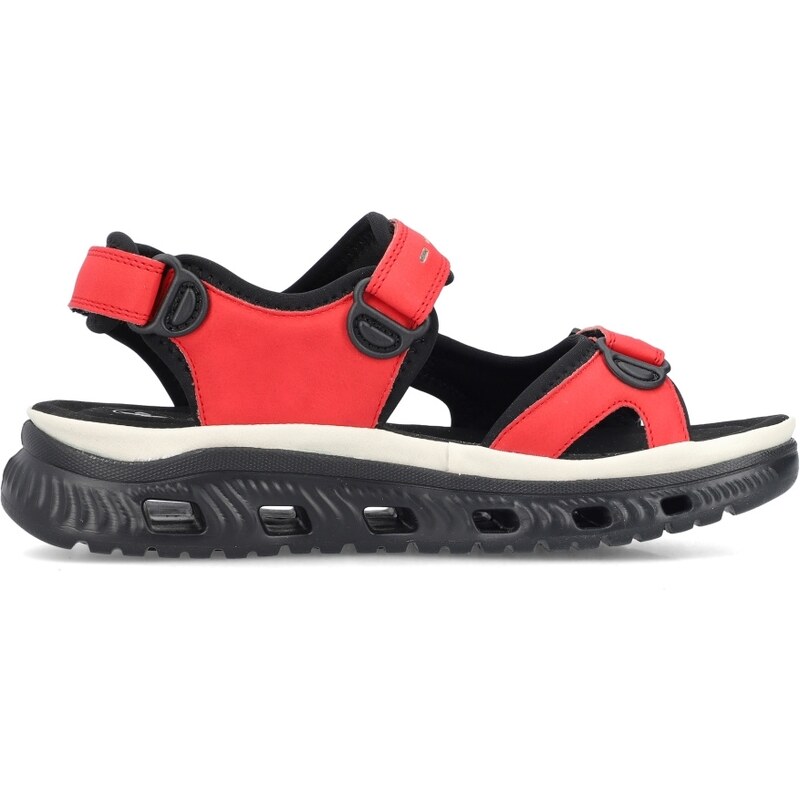 Dámske sandále RIEKER 64074-33 červená S4