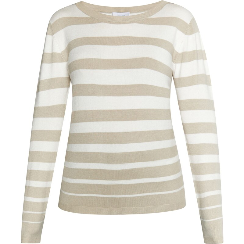 usha BLUE LABEL Sveter Fenia kamenná / biela 54263487