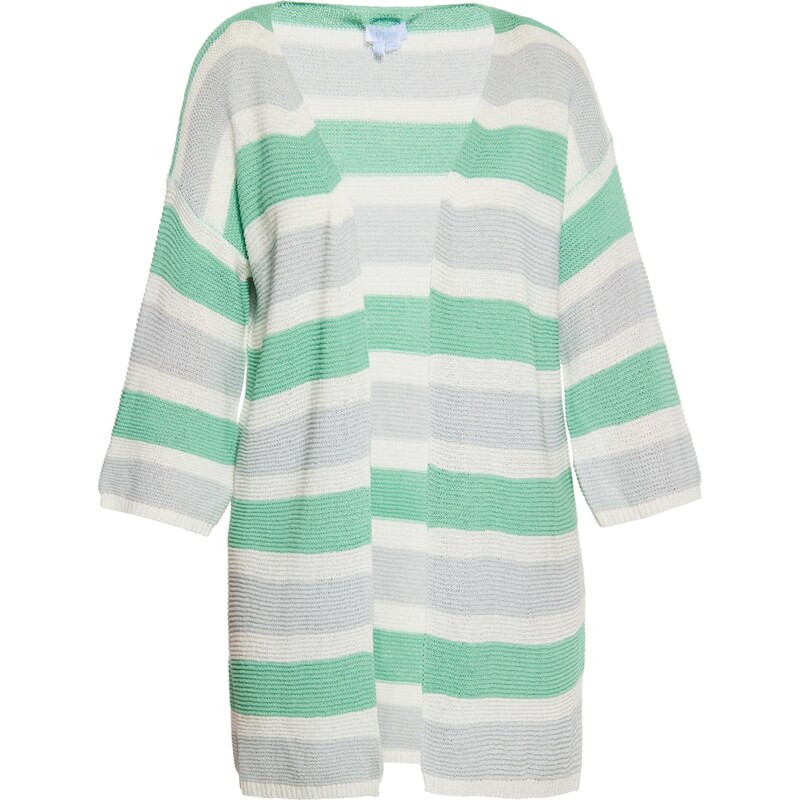 usha BLUE LABEL Kardigán svetlosivá / mätová / biela 54309789