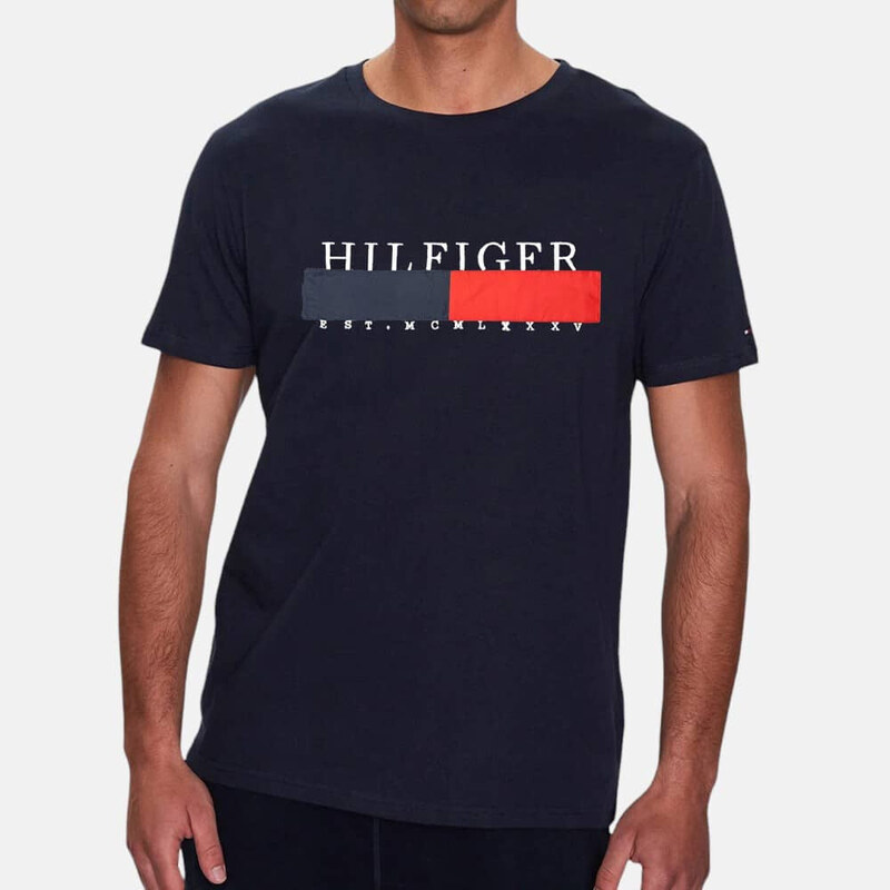 Pánské modré triko Tommy Hilfiger 55763 50864124