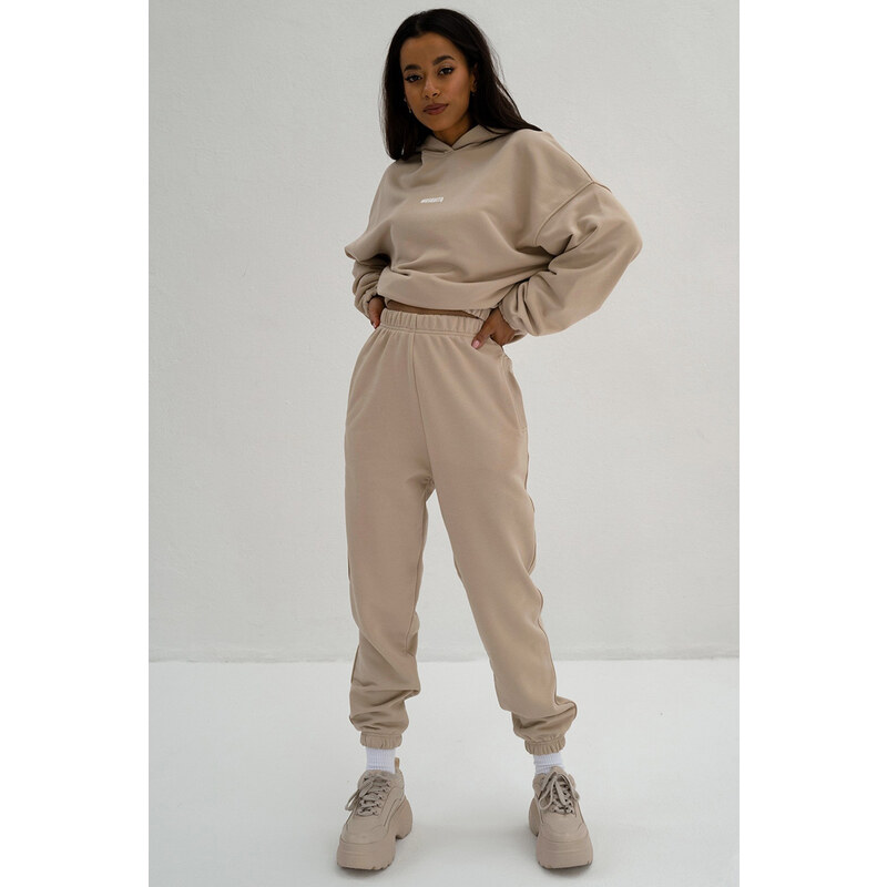 Mosquito Dámske tepláky Icon Sand Beige béžové, Farba béžová 50864360