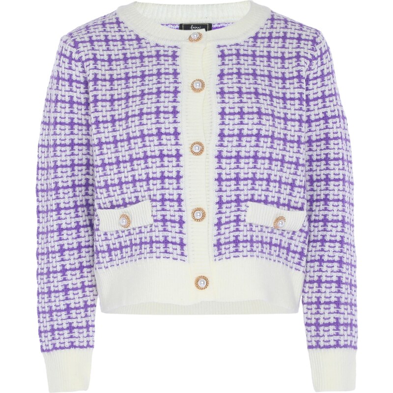 faina Kardigán orgovánová / biela 54265161