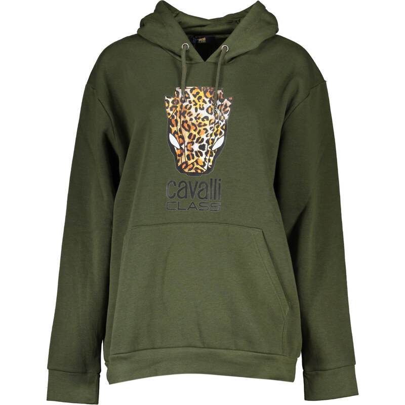 Športová Dámska Mikina bez zipsu CAVALLI CLASS Zelená 66076042