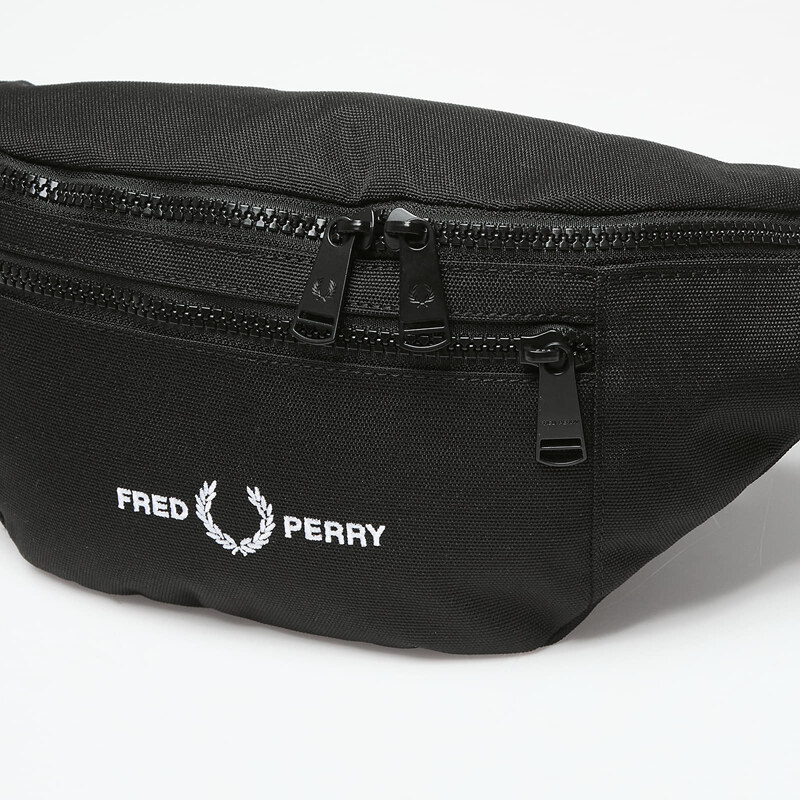 Ľadvinka FRED PERRY Polyester Flp Crossbody Bag Black