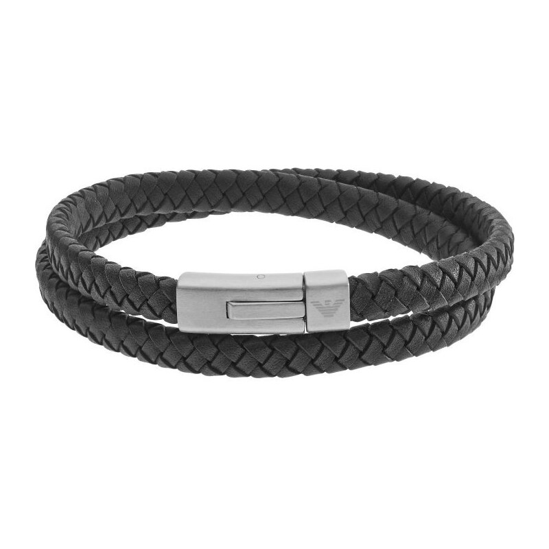 Emporio Armani Dvojitý kožený náramok EGS2176040 66593292