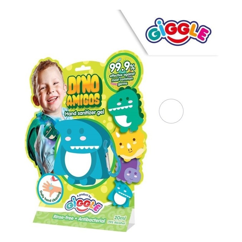 KIDS LICENSING Detský 3D dávkovač na antibakteriálny gel CLIP, mix motívov, GG10009