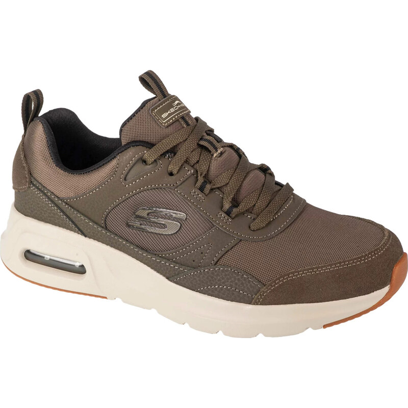 Khaki pánske tenisky Skechers Skech-Air Court - Homegrown 232646-OLV 52671366