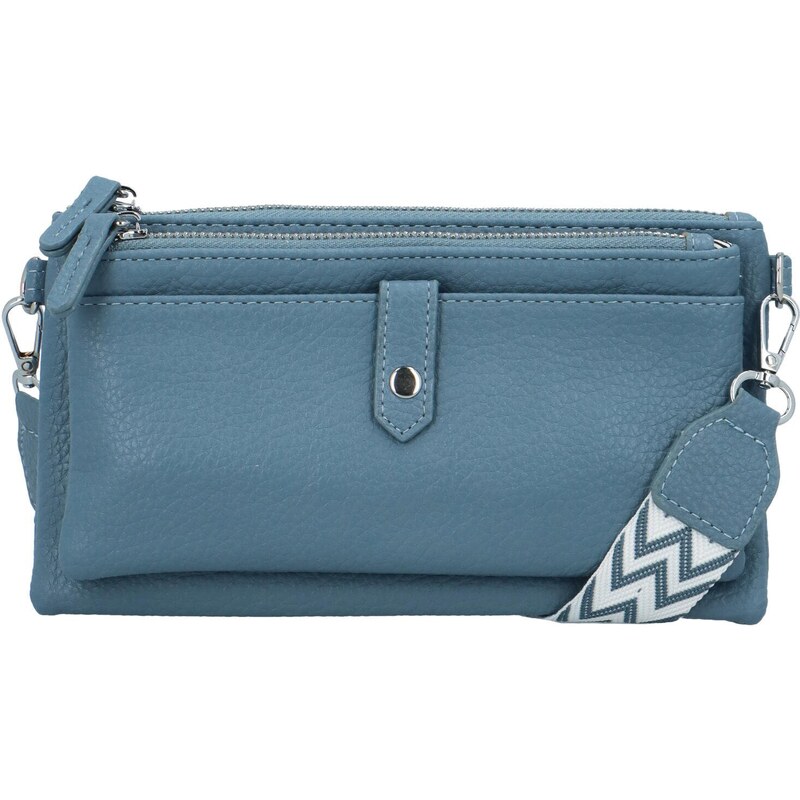 MaxFly Štýlová malá crossbody kabelka Perlla, svetlo modrá 66421972