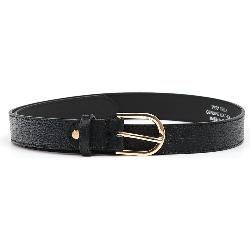 Blaire Dámsky kožený opasok čierny 67154192